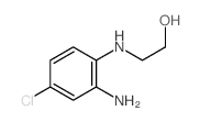 Ethanol,2-[(2-amino-4-chlorophenyl)amino]- structure