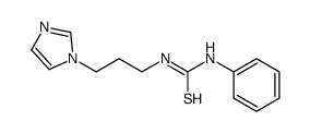 1-(3-imidazol-1-ylpropyl)-3-phenylthiourea Structure