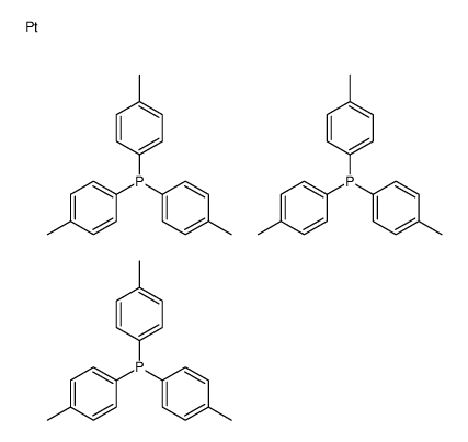 platinum,tris(4-methylphenyl)phosphane结构式