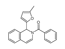 2-BENZOYL-1-(5-METHYL-2-FURYL)-1,2-DIHYDROISOQUINOLINE结构式