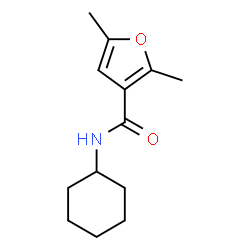 N-cyclohexyl-2,5-dimethyl-3-furamide Structure