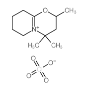 2,4,4-trimethyl-2,3,6,7,8,9-hexahydropyrido[2,1-b][1,3]oxazin-5-ium,perchlorate结构式