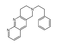 Pyrido[2,3-b][1,6]naphthyridine, 6,7,8,9-tetrahydro-7-(2-phenylethyl)- (9CI) Structure