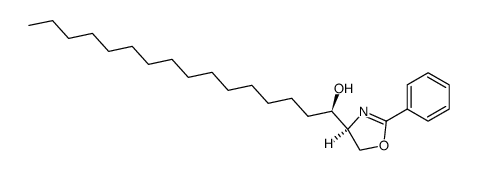 (R)-1-((S)-2-phenyl-4,5-dihydrooxazol-4-yl)hexadecan-1-ol Structure