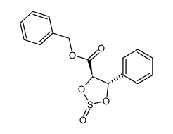 benzyl (4R,5S)-5-phenyl-1,3,2-dioxathiolane-4-carboxylate 2-oxide Structure