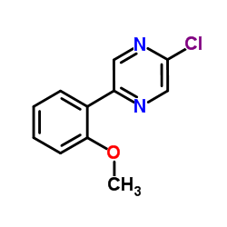 2-Chlor-5-(2-methoxyphenyl)pyrazin structure