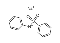 sodium N-phenylbenzenesulphonamide结构式