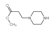 METHYL 3-(PIPERAZIN-1-YL)PROPANOATE Structure