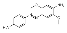 4-[(4-aminophenyl)diazenyl]-2,5-dimethoxyaniline Structure