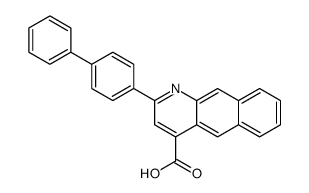 2-(4-phenylphenyl)benzo[g]quinoline-4-carboxylic acid Structure