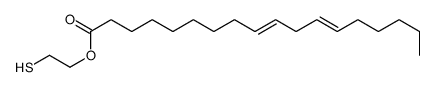 (Z,Z)-9,12-十八烷二烯酸-2-巯基乙醇酯结构式