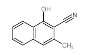 2-Naphthalenecarbonitrile,1-hydroxy-3-methyl- structure