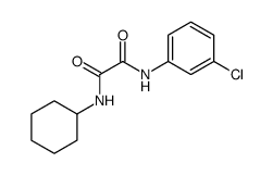 N'-(3-chlorophenyl)-N-cyclohexyloxamide Structure