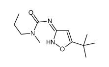 3-(5-tert-butyl-1,2-oxazol-3-yl)-1-methyl-1-propylurea结构式