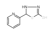 5-PYRIDIN-2-YL-4,5-DIHYDRO-1,3,4-THIADIAZOLE-2-THIOL Structure