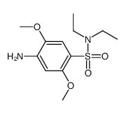 4-amino-N,N-diethyl-2,5-dimethoxybenzenesulfonamide Structure