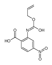 4-nitro-2-(prop-2-enoxycarbonylamino)benzoic acid结构式