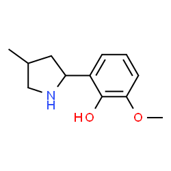 Phenol, 2-methoxy-6-(4-methyl-2-pyrrolidinyl)- (9CI) picture