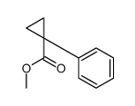 Methyl 1-phenylcyclopropanecarboxylate Structure