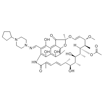 利福喷丁结构式