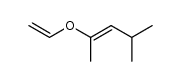 (E)-4-methyl-2-vinyloxy-pent-2-ene Structure