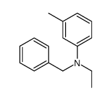 N-Benzyl-N-ethyl-3-methylaniline Structure