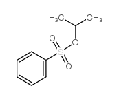 Isopropyl Benzenesulfonate Structure