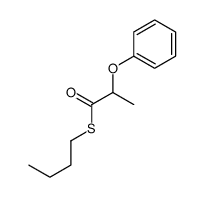 S-butyl 2-phenoxypropanethioate结构式