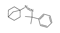 Bicyclo[2.2.1]hept-1-yl-(1-methyl-1-phenyl-ethyl)-diazene Structure