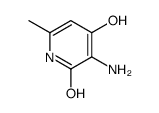 3-amino-4-hydroxy-6-methyl-1H-pyridin-2-one结构式