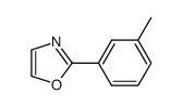 2-(3-methylphenyl)oxazole结构式