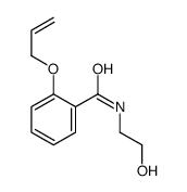 o-(Allyloxy)-N-(2-hydroxyethyl)benzamide结构式