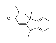 1-(1,3,3-trimethylindol-2-ylidene)butan-2-one Structure