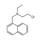 2-chloro-N-ethyl-N-(naphthalen-1-ylmethyl)ethanamine结构式