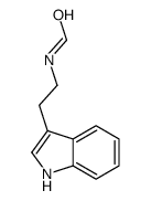 N-[2-(1H-indol-3-yl)ethyl]formamide structure