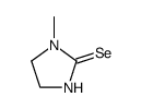 N-methyl-imidazolidine-2-selenone Structure