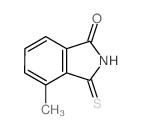 4-methyl-3-sulfanylidene-isoindol-1-one Structure