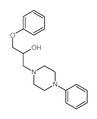 1-phenoxy-3-(4-phenylpiperazin-1-yl)propan-2-ol Structure