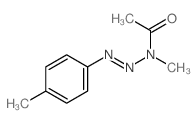 1-(p-Tolyl)-3-acetyl-3-methyltriazene structure