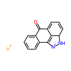 Potassium 6-oxo-2a,6-dihydro-2H-dibenzo[cd,g]indazol-1-ide结构式