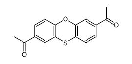 1-(8-acetylphenoxathiin-3-yl)ethanone结构式