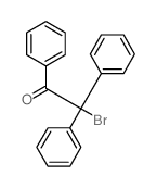 2-bromo-1,2,2-triphenyl-ethanone structure