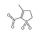 4-methyl-5-nitro-2,3-dihydrothiophene 1,1-dioxide结构式