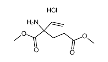 Dimethyl 2-vinylglutamate hydrochloride Structure