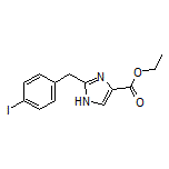 2-(4-碘苄基)-1H-咪唑-4-甲酸乙酯结构式
