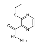 3-ethylsulfanylpyrazine-2-carbohydrazide Structure