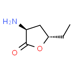 2(3H)-Furanone,3-amino-5-ethyldihydro-,(3S,5S)-(9CI)结构式