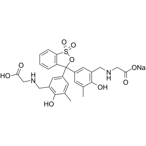 甘氨酸甲酚红结构式