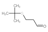 Propanal,3-[(1,1-dimethylethyl)thio]-结构式