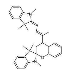 1,3,3-Trimethyl-4'-[4-(1,3,3-trimethylindolin-2-ylidene)-2-buten-2-yl]indoline-2-spiro-2'-chroman Structure